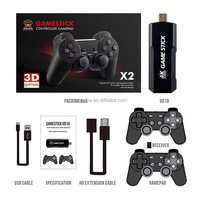 Nouvelle vente - Console de jeu portable classique GD10 avec Android 9.0 et Emuelec 4.5 intégrés - Lecteur de jeux portable pour TV