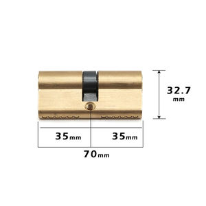 <span class=keywords><strong>Cilindro</strong></span> di Sicurezza Europeo in Ottone, a Doppia Apertura, per Serratura - Product Image 2