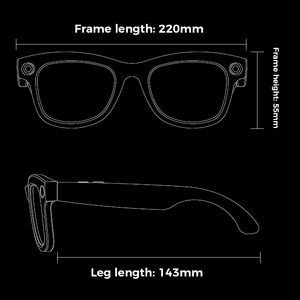 Thời gian thực dịch BT kính thông minh M01 PRO kính mát Wifi máy ảnh Kính mát 2025 thông minh dịch Kính - Product Image 6