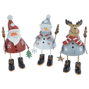 หัตถกรรมโลหะฤดูห<span class=keywords><strong>น</strong></span>าวSanta Snoman Reindeer Tabletopตกแต่งบ้านเด็กของขวัญเครื่องประดับคริสต์<span class=keywords><strong>ม</strong></span>า<span class=keywords><strong>ส</strong></span>อุปกรณ์ - Product Image 2