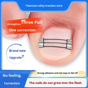 Correcteur d'ongles incarnés <span class=keywords><strong>en</strong></span> acier inoxydable avec <span class=keywords><strong>pince</strong></span> à ressort pour la correction des ongles incarnés Modèle LZ07 - Product Image 3