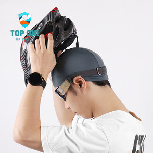 Topone หมวกกันน็อคแบบมีหลายสีระบายความร้อนแห้งเร็วหมวกกันน็อคหมวกกันน็อคหมวกลายหัวกะโหลกสำหรับปั่นจักรยานกีฬากลางแจ้ง