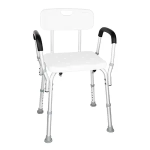 स्वास्थ्य देखभाल की आपूर्ति समायोज्य बौछार कुर्सी का इस्तेमाल किया स्नान कुर्सियों स्नान बेंच मददकारी डिवाइस