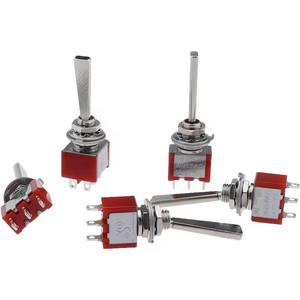 مفتاح تبديل مسطح بمقبض طويل، <span class=keywords><strong>3</strong></span>/6 أطراف، <span class=keywords><strong>2</strong></span>/<span class=keywords><strong>3</strong></span> أوضاع، تشغيل/إيقاف/تشغيل، قفل، لحظي، للتحكم عن بعد في نماذج RC - Product Image 2