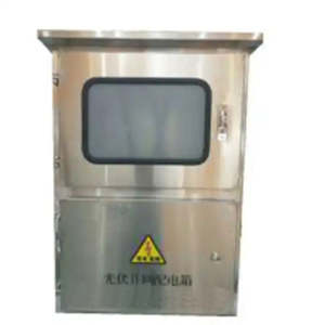 Boîtier de distribution métallique OEM pour systèmes photovoltaïques solaires, 380V AC, avec <span class=keywords><strong>disjoncteur</strong></span> connecté au réseau et protection contre les surtensions, indice de protection IP65, usage industriel - Product Image 2