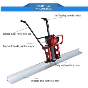 Machine de nivellement vibrante pour béton Taureau en béton Chapes de surface flottantes - Product Image 5