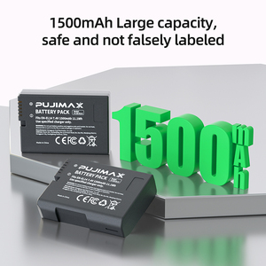 <span class=keywords><strong>Chargeur</strong></span> de batterie universel pour appareil photo reflex numérique PUJIMAX compatible avec Nikon P7000 P7100 P7800 P7700 pour 2 batteries numériques Nikon EN-EL14 7,4 V - Product Image 2