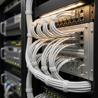 Cable Ethernet/LAN blindado F/UTP Cat5e HEADWAY, 24AWG, cobre desnudo, clasificación de resistencia al fuego B1, LSZH, 305m, blanco