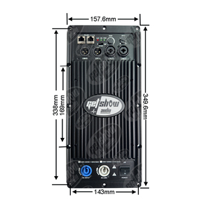 Module amplificateur audio DSP professionnel Getshow DSP1600 2400W, processeur audio DSP, amplificateur de classe D, plaque de haut-parleur, subwoofer, audio, vidéo, éclairage - Product Image 3