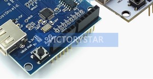 USB Host Shield compatible with Google ADK UNO MEGA MAX3421 development board module blueChoose short welding according to your - Product Image 3