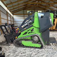 Mini-excavatrice sur chenilles Derette 450, moteur Honda 23HP, certifiée CE EPA, machine compacte à vendre, usine chinoise