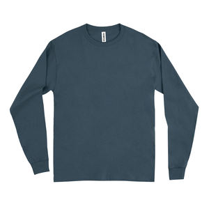 Envío Gratis, Camiseta de Manga Larga para Hombre, 100% Algodón, de Alta Calidad, Talla Grande, con Estampado Digital Personalizado, Unisex, Lisa - Product Image 4