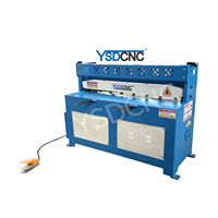 Machine de découpe de tôles mécaniques manuelles Cisailles à plaques avec moteur à engrenage de pompe PLC-Core Components Included