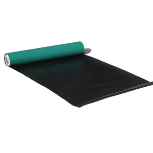 1,2 * 10 m grüne antistatische Bodenmatte hochtemperaturbeständige EsdTable-Gummirolle 2 MM glänzende Oberfläche ESD-Gummimatte