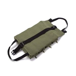 Free Sample <b>Tool</b> Roll Organizer Heavy Duty Canvas Wrench <b>Tools</b> Pouch With 5 Zipped Pockets Roll up <b>Tool</b> Bag for Electrician, - Product Image 3