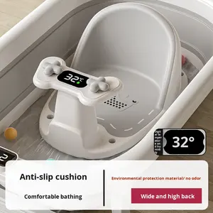 Set Sedile <span class=keywords><strong>da</strong></span> <span class=keywords><strong>Bagno</strong></span> Multifunzione con Sensore di Temperatura <span class=keywords><strong>per</strong></span> Neonati, Sedile Universale in Plastica <span class=keywords><strong>per</strong></span> <span class=keywords><strong>Vasca</strong></span> <span class=keywords><strong>da</strong></span> <span class=keywords><strong>Bagno</strong></span>, <span class=keywords><strong>Ausilio</strong></span> <span class=keywords><strong>per</strong></span> il Bagnetto dei Bambini - Product Image 5