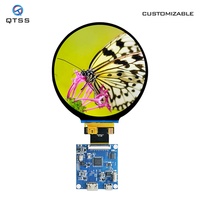 QTSS 4,0 Zoll IPS TFT LCD Display Modul 720*720 NV3052C SPI RGB Hochauflösender Touchscreen LED-Hintergrundbeleuchtung 300cd/m Helligkeit