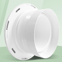 Buse sphérique moderne réglable et durable en alliage d'aluminium et plastique pour tambour à lamelles, installation facile, pour systèmes CVC industriels et d'atelier