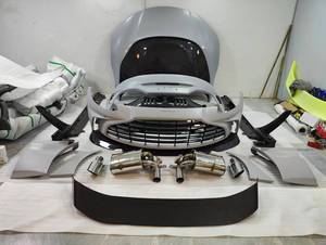 FORAston Martin <span class=keywords><strong>VANTAGE</strong></span> Kit carrosserie <span class=keywords><strong>VANTAGE</strong></span> Pare-chocs en fibre de carbone style V12 amélioré, jupes latérales, diffuseur, capot - Product Image 6