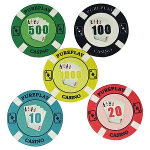Poker Chips Custom Keramische Poker Chips Met Denominatie Custom Poker Chips Professionele