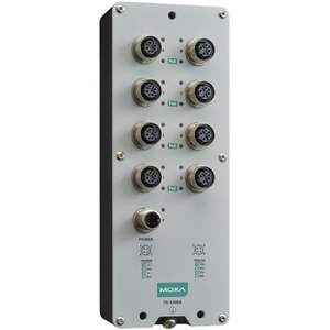 Switch Ethernet Industrial Moxa TN-5308A-WV-T de 8 Puertos PoE Plus, Compatible con EN 50155 para Redes Ferroviarias - Product Image 1