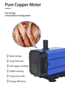 AL-660 Preisgünstige Tauchpumpe für Aquarien OEM 50W 2800L/H 2,8M H-max 1,8m Kabel Anti-Trockenlauf-Schutz
