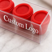 Boîte d'emballage pliable en PVC/PET transparent gaufré imprimé sur mesure, matériaux recyclés, impression de logo personnalisé, café sur mesure