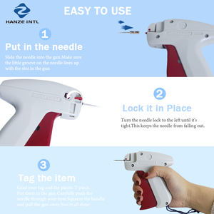 <span class=keywords><strong>Pistolet</strong></span> polyvalent de fixation d'étiquette de haute précision pour tissus délicats YH-N11 de flèche rouge personnalisée étiquettes de point de vêtements - Product Image 6