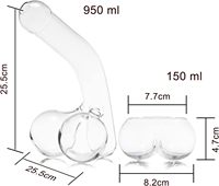 Carafe à whisky créative en verre, distributeur de vin fantaisie, idée cadeau originale, verre à whisky unique, décanteur à whisky