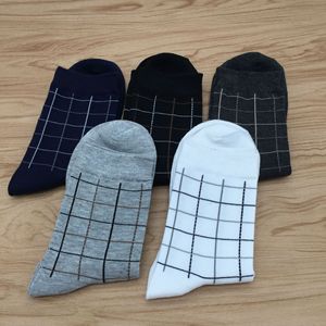 High Quality Cotton 5 Pairs Dress <strong>Socks</strong> for Men Argyle <strong>Tartan</strong> Solid <strong>Socks</strong> Patterned With Gift Box - Product Image 4
