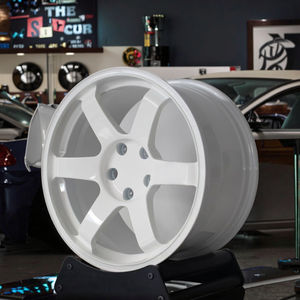 Conception multi-rayons en alliage d'aluminium moulé TE 37 avec jantes <span class=keywords><strong>de</strong></span> voitures <span class=keywords><strong>de</strong></span> tourisme 35mm ET 14 pouces 5*114.3mm PCD pour <span class=keywords><strong>BMW</strong></span> - Product Image 4