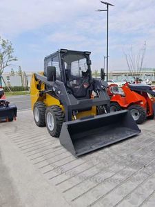 360 derajat Steer selip kemudi pemuat jalur kecil 500kg untuk situs konstruksi gudang peralatan bantalan mesin pertanian - Product Image 2