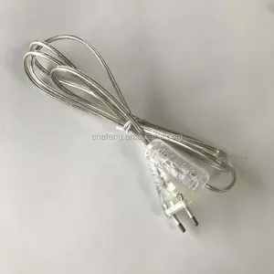 Kabel Daya Pencahayaan Transparan dengan Sakelar