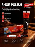 Betún para Zapatos Jinyang de 30g, Brillo Instantáneo, Fácil de Limpiar, Recubrimiento Uniforme, Cuidado del Calzado