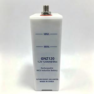 KPM120 IEC60623แบตเตอรี่อัลคาไลน์นิกเกิลแคดเมียม (NiCd) 120AH 1.2V แบบชาร์จไฟได้ GNZ120ปานกลาง - Product Image 5