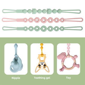 Attache-sucette en silicone avec jouets, qualité alimentaire, pour la douche et le <span class=keywords><strong>bain</strong></span>, attache-sucette pour bébé - Product Image 2