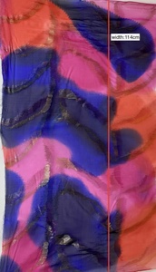 ผ้าไหมเมทัลลิคข้ามทอผ้าผ้ากว้าง114ซม. น้ำหนักเบา Goilden เส้นด้ายโลหะเงาผ้าไหม Ggt - Product Image 6