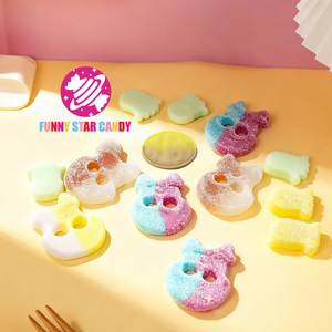 Caramelos Suecos Personalizados, Dulces de Goma con Sabor Ácido, Mezcla Variada para Halloween, Caramelos Suecos Masticables con Forma de Pulpo y Sabor a Fruta y Fresa - Product Image 6