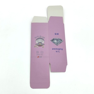 Customized Bump Printing Pattern Cosmetics Perfume Packaging Box Fold Card Box for Perfume Bottle - Product Image 1