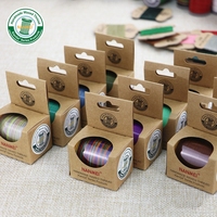 M40 Nanmei benang poliester lilin 80m/rol, benang perhiasan buatan tangan DIY (0.45mm)