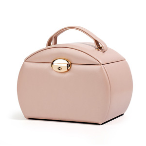 High-quality Pu Jewellery Box necklace box jewelry Display Case ring box luxury Travel