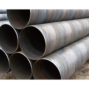 Fournisseur de tuyaux en <span class=keywords><strong>acier</strong></span> au carbone soudés en spirale de haute qualité ASTM A53 A106 Q195 Q235A Q235B Q345 Sch40 12m, découpe JIS - Product Image 3