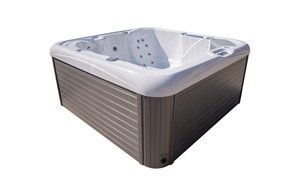 Lujo Acrílico 5 personas Shell Outdoor Swim Spa Masaje con LED Bañera de hidromasaje. - Product Image 3