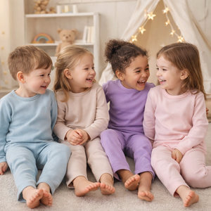 Pyjamas en coton personnalisés pour enfants, pyjamas d'hiver pour enfants, ensembles de vêtements pour garçons et filles, ensembles de vêtements de détente pour enfants, sous-vêtements, ensembles de vêtements pour enfants - Product Image 1
