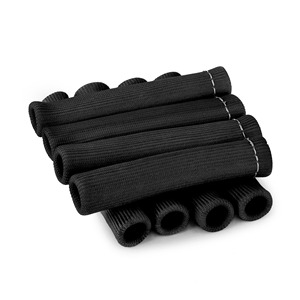 CNSPEED Exhaust Pipe Heat Insulation Sleeve Blue <b>Universal</b> Car Spark <b>Plug</b> Protection Rubber 8PBL - Product Image 3