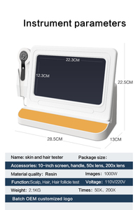 เครื่องวิเคราะห์หนังศีรษะความถี่สูงเครื่องวิเคราะห์ผิว - Product Image 4