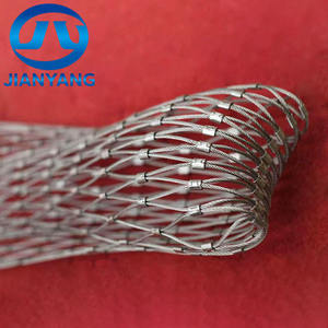 Transparansi tinggi jala tali kawat baja tahan karat dibuat sesuai pesanan untuk perlindungan keselamatan - Product Image 3