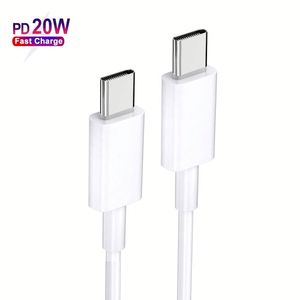 Wholesale 20W PD USB <b>C</b> to <b>C</b> Cable Type <b>C</b> Charger Data Cord Fast <b>Charging</b> USB <b>Charging</b> Cable for Phones Tablet - Product Image 1