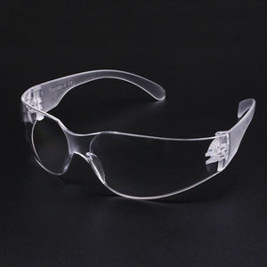 للبيع بالجملة نظارات السلامة PPE لحماية العين CE EN166 مضادة للخدش ومضادة للضباب وعدسة شفافة تعمل بالضوء نظارات أمان واقية للعمل - Product Image 2