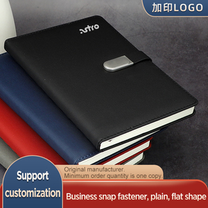 Blocco Note A5 con Copertina in Pelle e Chiusura a Fibbia, 80 <span class=keywords><strong>Fogli</strong></span>, Semplice Taccuino Aziendale Personalizzabile con Logo, Regalo Aziendale - Product Image 2